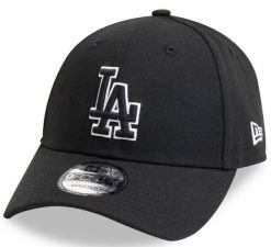 Czapka z daszkiem New Era MLB Los Angeles Dodgers. Czarne czapki z daszkiem damskie New Era, bez wzorów, z bawełny. Za 126.05 zł.
