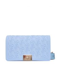 Valentino Torebka Jellies VBSA0Q09LOG Niebieski. Niebieskie listonoszki damskie Valentino, bez wzorów, ze skóry, bez dodatków. Za 479.99 zł.