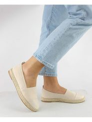 Foreverfolie Espadryle w kolorze beżowym rozmiar: 38. Brązowe espadryle damskie Foreverfolie, bez wzorów, bez obcasa. Za 128.74 zł.
