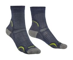 BRIDGEDALE Skarpety damskie HIKE ULTRA LT T2 MERINO 3/4 CREW-M (38-40)-Granatowy. Niebieskie skarpetki damskie Bridgedale, bez wzorów, z elastanu. Za 72.35 zł.