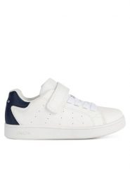 Geox Sneakersy J Eclyper J36LSA 000BC C0899 D Biały. Białe buty sportowe chłopięce Geox, ze skóry, bez zapięcia. Za 169.99 zł.