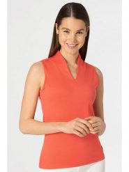 Super.natural Top sportowy w kolorze pomarańczowym rozmiar: XS. Pomarańczowe koszulki sportowe damskie super.natural, xs, z aplikacjami, z materiału, bez ramiączek, outdoorowe. Za 130.99 zł.