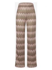 More & More Spodnie w kolorze brązowo-jasnoróżowym rozmiar: 34. Brązowe spodnie materiałowe damskie More & More, bez wzorów, z materiału. Za 104.99 zł.