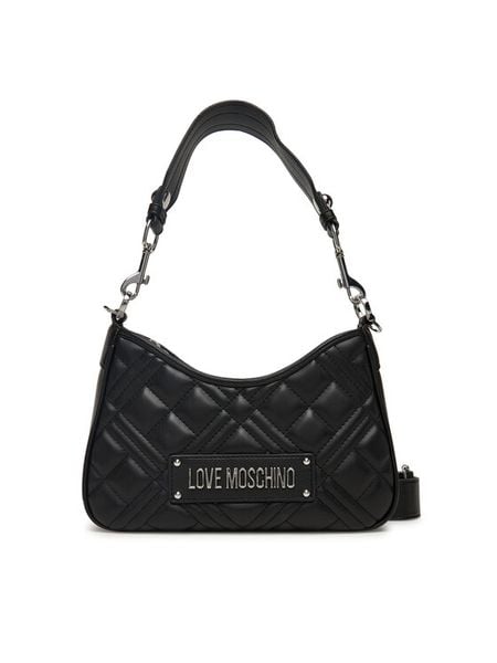 LOVE MOSCHINO Torebka JC4152PP0NLA000B Czarny. Czarne torebki klasyczne damskie Love Moschino, ze skóry, bez dodatków. Za 529.99 zł.