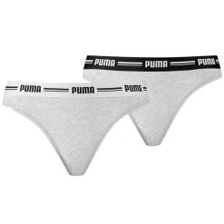 Stringi Damskie 907854 (zestaw 2 Sztuk). Brązowe komplety bielizny Puma, bez wzorów. Za 118.99 zł.
