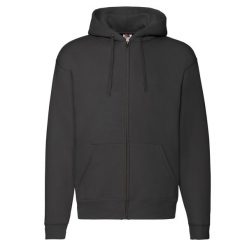 Kurtka Z Kapturem Premium Dla Dorosłych Unisex. Czarne kurtki damskie Fruit of the Loom, xl, bez wzorów, z kapturem. Za 167.99 zł.