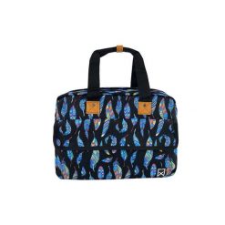 Torba na bagażnik rowerowy Willex Shopper Flying High. Niebieskie shopper bag WILLEX, bez wzorów, bez dodatków. Za 355.00 zł.