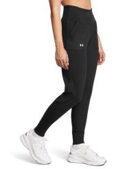 Under Armour Spodnie dresowe "Motion" w kolorze czarnym rozmiar: L. Czarne spodnie dresowe damskie Under Armour, l, bez wzorów, z dresówki. Za 140.53 zł.