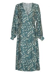 MOSS COPENHAGEN Sukienka "Zaneta" w kolorze niebieskim rozmiar: S. Niebieskie sukienki damskie Moss Copenhagen, bez wzorów, z wiskozy, bez ramiączek. Za 136.45 zł.