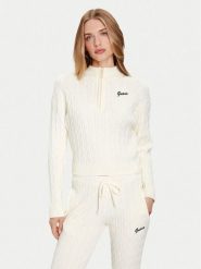 Guess Kardigan V5BR02 Z0572 Beżowy Regular Fit. Brązowe kardigany damskie Guess, s, z aplikacjami, z syntetyku. Za 349.99 zł.