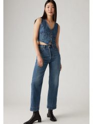 Levi's Dżinsy - Regular fit - w kolorze niebieskim rozmiar: W28/L27. Niebieskie jeansy damskie Levi's, z podwyższonym stanem. Za 250.35 zł.