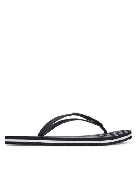 Tommy Hilfiger Japonki FW0FW08518 Granatowy. Niebieskie klapki damskie Tommy Hilfiger, bez wzorów, z syntetyku, bez obcasa, bez zapięcia. Za 109.99 zł.