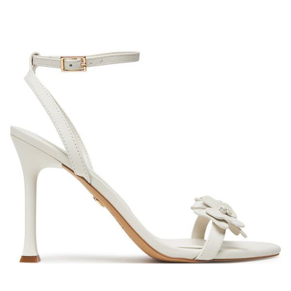 Sandały Aldo. Białe sandały damskie ALDO, bez wzorów, bez obcasa, na szpilce, bez zapięcia. Za 569.99 zł.