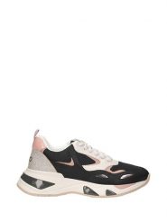 Liu Jo Sneakersy w kolorze czarno-jasnoróżowo-białym rozmiar: 37. Białe obuwie sportowe damskie Liu Jo, z materiału, bez zapięcia. Za 332.78 zł.