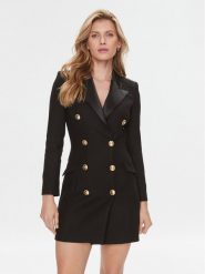 Elisabetta Franchi Marynarka AB-418-36E1-V840 Czarny Regular Fit. Czarne marynarki i żakiety damskie Elisabetta Franchi, bez wzorów, z syntetyku. Za 2,519.00 zł.