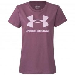 Koszulka damska Under Armour Sportstyle Graphic. Białe koszulki damskie Under Armour, m, bez wzorów, z bawełny, bez kołnierzyka, bez ramiączek. Za 172.00 zł.