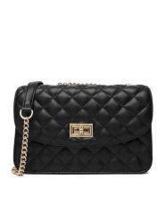 Badura Torebka TYL00493 Czarny. Czarne listonoszki damskie Badura, bez wzorów, z materiału, bez dodatków. Za 199.99 zł.