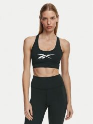 Reebok Biustonosz sportowy Reebok X Ewa Chodakowska RK25973CCW Czarny. Czarne koszulki sportowe damskie Reebok, m, bez wzorów, z syntetyku, bez ramiączek, na fitness i siłownię. Za 159.99 zł.