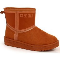 Śniegowce na platformie Big Star W INT1751A camel brązowe. Brązowe śniegowce damskie z materiału. Za 217.00 zł.