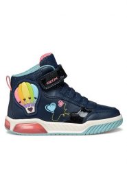 Geox Sneakersy J Inek J56ASA 0BCKC C4358 M Granatowy. Niebieskie buty sportowe dziewczęce Geox, bez wzorów, ze skóry, bez zapięcia. Za 189.99 zł.