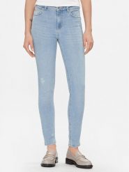 Liu Jo Jeansy UXX037 D4811 Niebieski Skinny Fit. Niebieskie jeansy damskie Liu Jo, bez wzorów, z bawełny. Za 229.99 zł.