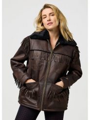 Wrangler Kurtka przejściowa w kolorze brązowym rozmiar: M. Brązowe kurtki damskie Wrangler, m, bez wzorów, bez kaptura. Za 327.87 zł.
