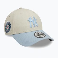 Czapka z daszkiem New Era WS Patch 9Forty New York Yankees. Brązowe czapki z daszkiem damskie New Era, bez wzorów. Za 129.99 zł.