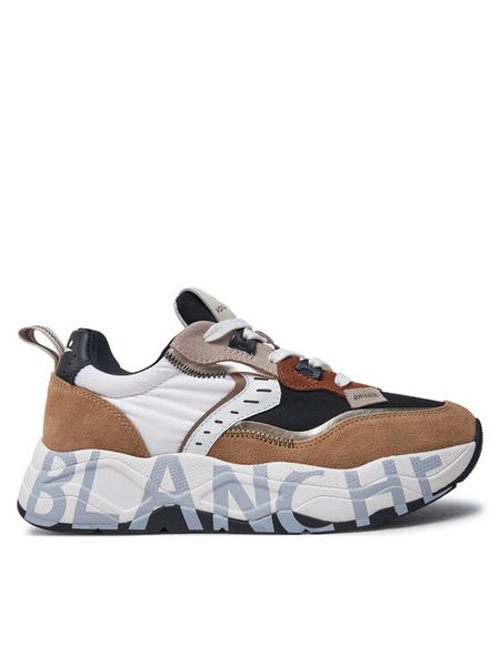 Voile Blanche Sneakersy Club105 . 0012017475.05.1D33 Brązowy. Brązowe obuwie sportowe damskie Voile Blanche, z materiału, bez zapięcia. Za 799.99 zł.