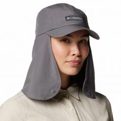 Czapka z daszkiem Columbia Skien Valley Cachalot. Szare czapki z daszkiem damskie Columbia, bez wzorów. Za 154.99 zł.