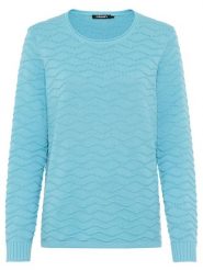 Olsen Sweter w kolorze niebieskim rozmiar: 44. Niebieskie swetry klasyczne damskie Olsen, bez kołnierzyka. Za 86.99 zł.