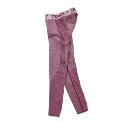 Second life - Damskie Legginsy Fitness Yoga w Kolorze Czerwonym - Jak nowy. Czerwone legginsy damskie Gymshark, bez wzorów, na fitness i siłownię. Za 122.63 zł.