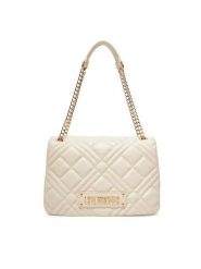 LOVE MOSCHINO Torebka JC4153PP0MLA0110 Écru. Torebki wieczorowe damskie Love Moschino, bez wzorów, ze skóry, bez dodatków. Za 579.99 zł.