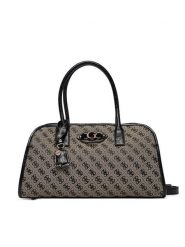 Guess Torebka Samantha HWJT23 13060 Czarny. Czarne kuferki damskie Guess, z aplikacjami, z materiału, bez dodatków. Za 634.99 zł.