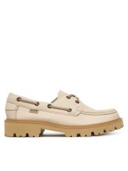 Clarks Sneakersy Cleyhill Boat. 26187841 Écru. Obuwie sportowe damskie Clarks, ze skóry, bez zapięcia. Za 469.99 zł.