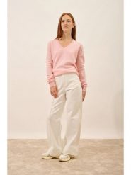 Just Cashmere Kaszmirowy sweter "Nora" w kolorze jasnoróżowym rozmiar: L. Różowe swetry klasyczne damskie Just Cashmere, l, z kaszmiru, bez kołnierzyka. Za 382.99 zł.