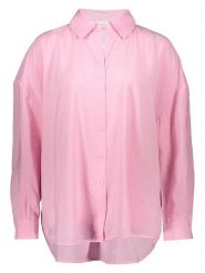 ONLY Carmakoma Bluzka w kolorze jasnoróżowym rozmiar: 52. Różowe bluzki damskie Only Carmakoma, bez wzorów, bez kołnierzyka, bez ramiączek. Za 130.99 zł.