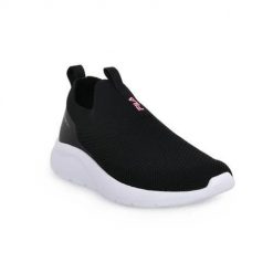 Buty do chodzenia damskie Fila Spitfire Blk. Czarne obuwie sportowe damskie Fila, z materiału, bez zapięcia, trekkingowe. Za 369.00 zł.