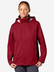 Marmot Kurtka przeciwdeszczowa "PreCip Evo" w kolorze czerwonym rozmiar: XS. Czerwone kurtki sportowe damskie Marmot, xs, bez wzorów, z materiału, bez kaptura. Za 289.88 zł.