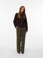 Vero Moda Kardigan w kolorze brązowym rozmiar: XL. Brązowe kardigany damskie Vero Moda, xl, bez wzorów, z wełny. Za 148.61 zł.