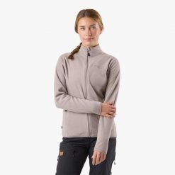 Bluza polarowa Turystyka Damska Swedemount Stryn Fleece W. Brązowe bluzy damskie SWEDEMOUNT, l, bez wzorów, z materiału, bez kaptura. Za 152.99 zł.