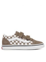 Vans Tenisówki Old Skool V VN000CTG1NU1 Brązowy. Brązowe buty sportowe chłopięce Vans, ze skóry, bez zapięcia. Za 209.99 zł.