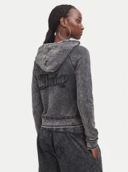 Juicy Couture Bluza JCWAS226320 Czarny Regular Fit. Czarne bluzy damskie Juicy Couture, m, bez wzorów, z bawełny, bez kaptura. Za 359.99 zł.