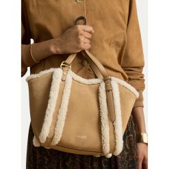 Torebka LAUREN RALPH LAUREN. Brązowe torebki klasyczne damskie Lauren Ralph Lauren, bez dodatków. Za 1,599.00 zł.
