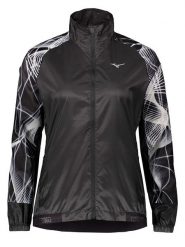Mizuno Kurtka "Aero" w kolorze czarnym do biegania rozmiar: XL. Czarne kurtki sportowe damskie Mizuno, xl, bez wzorów, bez kaptura. Za 153.71 zł.