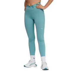 Damskie legginsy 7/8 Puma Strong CF. Niebieskie legginsy damskie Puma, l, bez wzorów, ze skóry. Za 217.45 zł.
