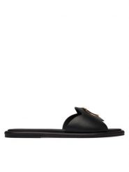 Blauer Klapki S6MOODY01/LEA Czarny. Czarne klapki damskie Blauer, bez wzorów, ze skóry, bez obcasa, bez zapięcia. Za 469.99 zł.