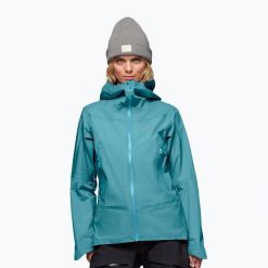 Kurtka przeciwdeszczowa damska NORRONA Falketind Gore-Tex. Niebieskie kurtki damskie NORRONA, l, bez wzorów, z gore-texu, bez kaptura. Za 2,479.00 zł.