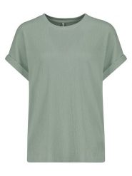 Sublevel Bluzka w kolorze khaki rozmiar: S. Brązowe bluzki damskie Sublevel, s, bez wzorów, bez kołnierzyka, bez ramiączek. Za 43.99 zł.