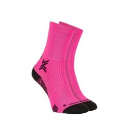 Skarpety X-Socks Run Perform Crew Pink. Czerwone skarpetki damskie X Socks, bez wzorów. W wyprzedaży za 78.00 zł.