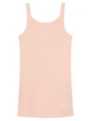 Guess Sukienka letnia J6GK28 K8RT2 Różowy Slim Fit. Czerwone sukienki dziewczęce Guess, z aplikacjami, z wiskozy, bez ramiączek, proste. Za 194.99 zł.